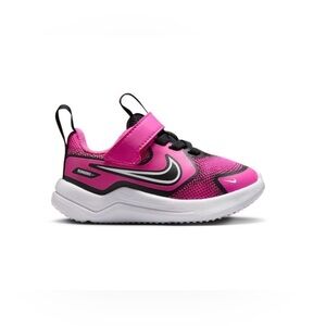Nike Kids Size 13C Kids Cosmic Runner Shoe in Fuchsia, White, & Black Brand New